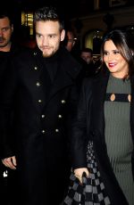 Pregnant CHERYL COLE Night Out in London 11/29/2016