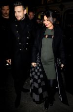 Pregnant CHERYL COLE Night Out in London 11/29/2016