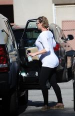 Pregnant KATHERINE HEIGL Out and About in Calabasas 11/05/2016