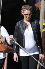 Pregnant KATHERINE HEIGL Out and About in Calabasas 11/05/2016