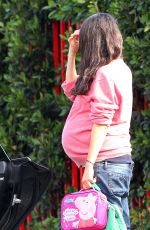 Pregnant MILA KUNIS Out in Studio City 11/21/2016