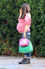 Pregnant MILA KUNIS Out in Studio City 11/21/2016