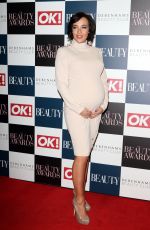 Pregnant STEPHANIE DAVIS at OK! Beauty Awards in London 11/24/2016