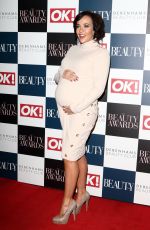 Pregnant STEPHANIE DAVIS at OK! Beauty Awards in London 11/24/2016