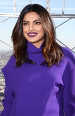 PRIYANKA CHOPRA at The Empire State Building in New York 11/11/2016