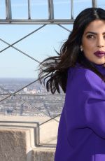 PRIYANKA CHOPRA at The Empire State Building in New York 11/11/2016