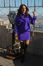 PRIYANKA CHOPRA at The Empire State Building in New York 11/11/2016
