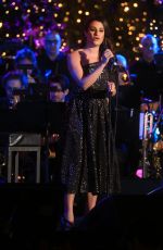 RACHEL PLATTEN Performs at The Grove Christmas with Seth MacFarlane in Los Angeles 11/14/2016