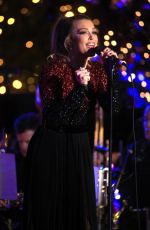 RACHEL PLATTEN Performs at The Grove Christmas with Seth MacFarlane in Los Angeles 11/14/2016