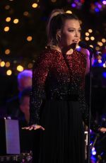 RACHEL PLATTEN Performs at The Grove Christmas with Seth MacFarlane in Los Angeles 11/14/2016