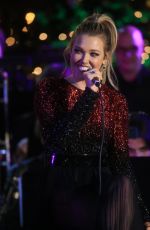 RACHEL PLATTEN Performs at The Grove Christmas with Seth MacFarlane in Los Angeles 11/14/2016
