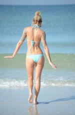 REAGAN LUSH in Bikini at a Beach in Miami 11/17/2016
