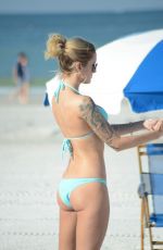 REAGAN LUSH in Bikini at a Beach in Miami 11/17/2016