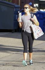 REESE WITHERSPOON in Leggings Out in Los Angeles 03/11/2016