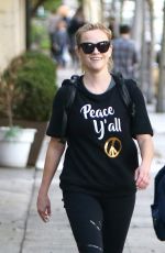 REESE WITHERSPOON Out and About in Brentwood 11/21/2016