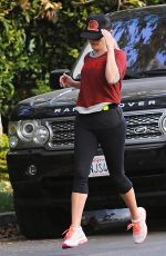 REESE WITHERSPOON Out Jogging in Brentwood 11/17/2016