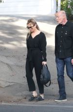 RENEE ZELLWEGER Out and About in Hollywood Hills 11/06/2016