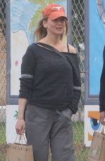 RENEE ZELLWEGER Out and About in Venice 10/30/2016