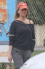 RENEE ZELLWEGER Out and About in Venice 10/30/2016