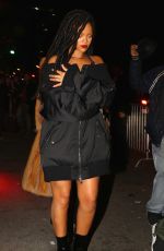 RIHANNA Ninght Out in New York 10/29/2016