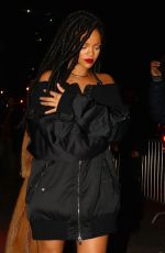 RIHANNA Ninght Out in New York 10/29/2016