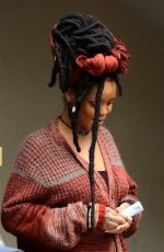 RIHANNA on the Set of 