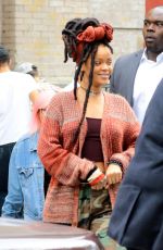 RIHANNA on the Set of 