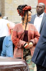 RIHANNA on the Set of 