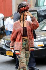 RIHANNA on the Set of 