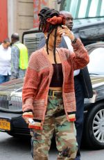 RIHANNA on the Set of 