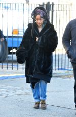 RIHANNA on the Set of 