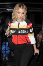 RITA ORA Arrives at Adidas Dinner in London 11/23/2016