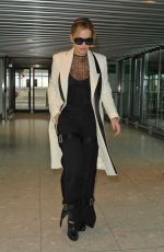 RITA ORA at heathrow Airport in London 11/10/2016