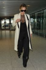 RITA ORA at heathrow Airport in London 11/10/2016