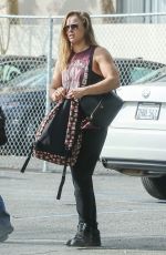 RONDA ROUSEY Arrives for Photoshoot After Confirming UFC 207 