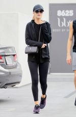 ROSIE HUNTINGTON-WHITELEY Leaves a Gym in West Hollywood 11/26/2016