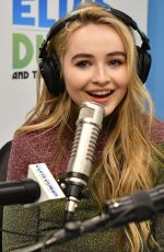 SABRINA CARPENTER at Elvis Duran Z100 Morning Show in New York 11/21/2016