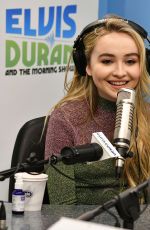 SABRINA CARPENTER at Elvis Duran Z100 Morning Show in New York 11/21/2016
