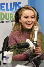 SABRINA CARPENTER at Elvis Duran Z100 Morning Show in New York 11/21/2016