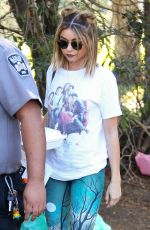 SARAH HYLAND on the Set of Modern Family in Brentwood 11/03/2016