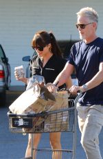 SELMA BLAIR in Shorts Shopping at Bristol Farms in West Hollywood 11/11/2016