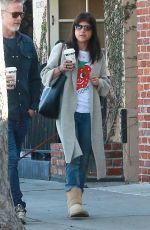 SELMA BLAIR Out for Coffee in West Hollywood 11/24/2016