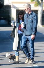 SELMA BLAIR Out for Coffee in West Hollywood 11/24/2016