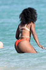 SERENA WILLIAMS in Bikini at  Beach in Bahamas 11/09/2016