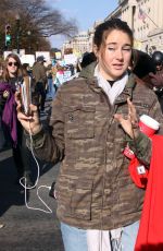 SHAILENE WOODLEY Marching in Protest of the South Dakota Pipeline in Washington 11/27/2016