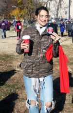 SHAILENE WOODLEY Marching in Protest of the South Dakota Pipeline in Washington 11/27/2016