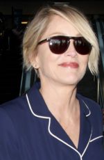 SHARON STONE at Los Angeles International Airport 11/18/2016