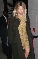 SIENNA MILLER at Letters to Andy Warhol Exhibition Opening in New York 11/14/2016