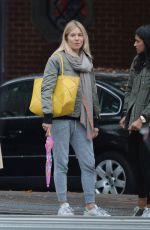 SIENNA MILLER Out and About in New York 11/09/2016
