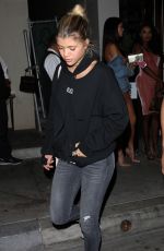 SOFIA RICHIE at Catch LA in West Hollywood 11/13/2016